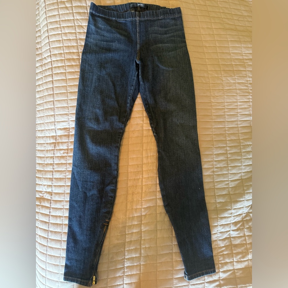 Joe’s Jeans XS Dark Wash Leggings with Ankle Zippers